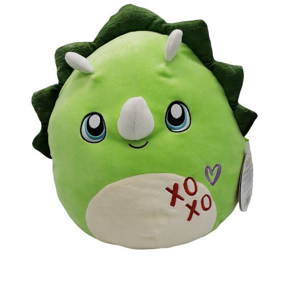 Squishmallows Tristan Dinosaur Soft Cuddle Valentines Day Edition 12" With Tag - Picture 1 of 8